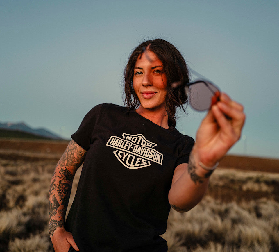 Harley-Davidson® Women's H-D Standard Bar & Shield Tee - Harley Black