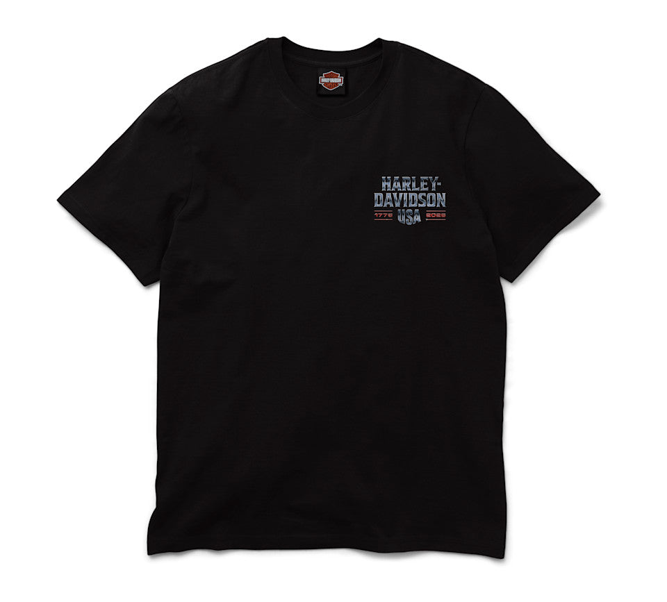 Harley-Davidson® Men's 250th Chrome Eagle Short Sleeve Tee