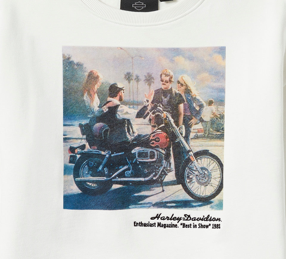 Harley-Davidson® Women's Archive Photo Fleece Crew