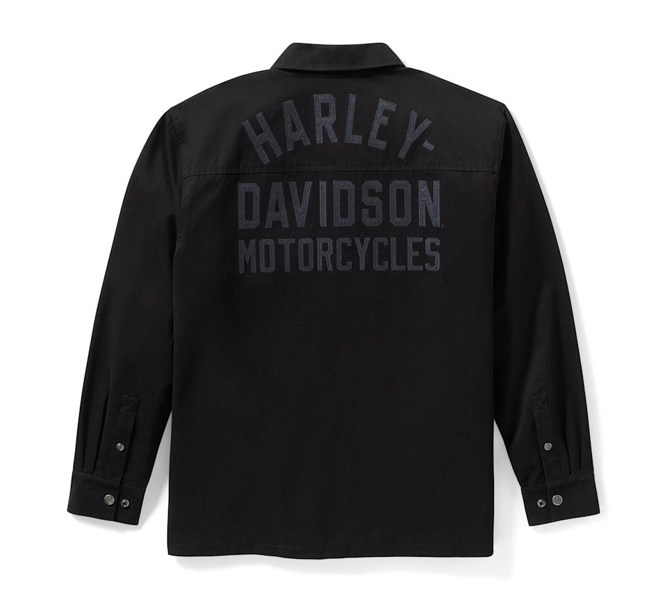Harley-Davidson® Men's Racer Font Solid Shirt Jacket