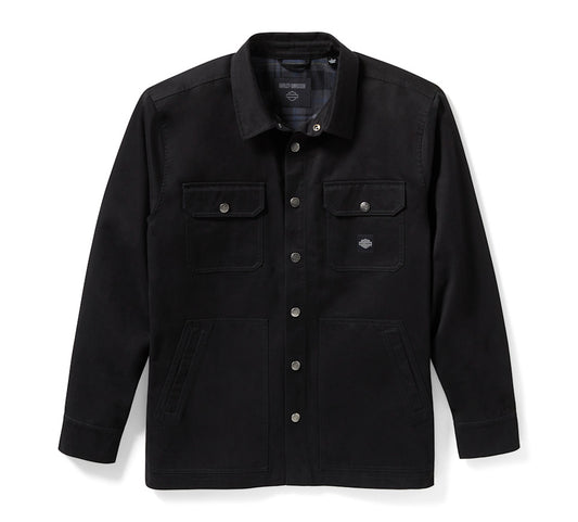 Harley-Davidson® Men's Racer Font Solid Shirt Jacket