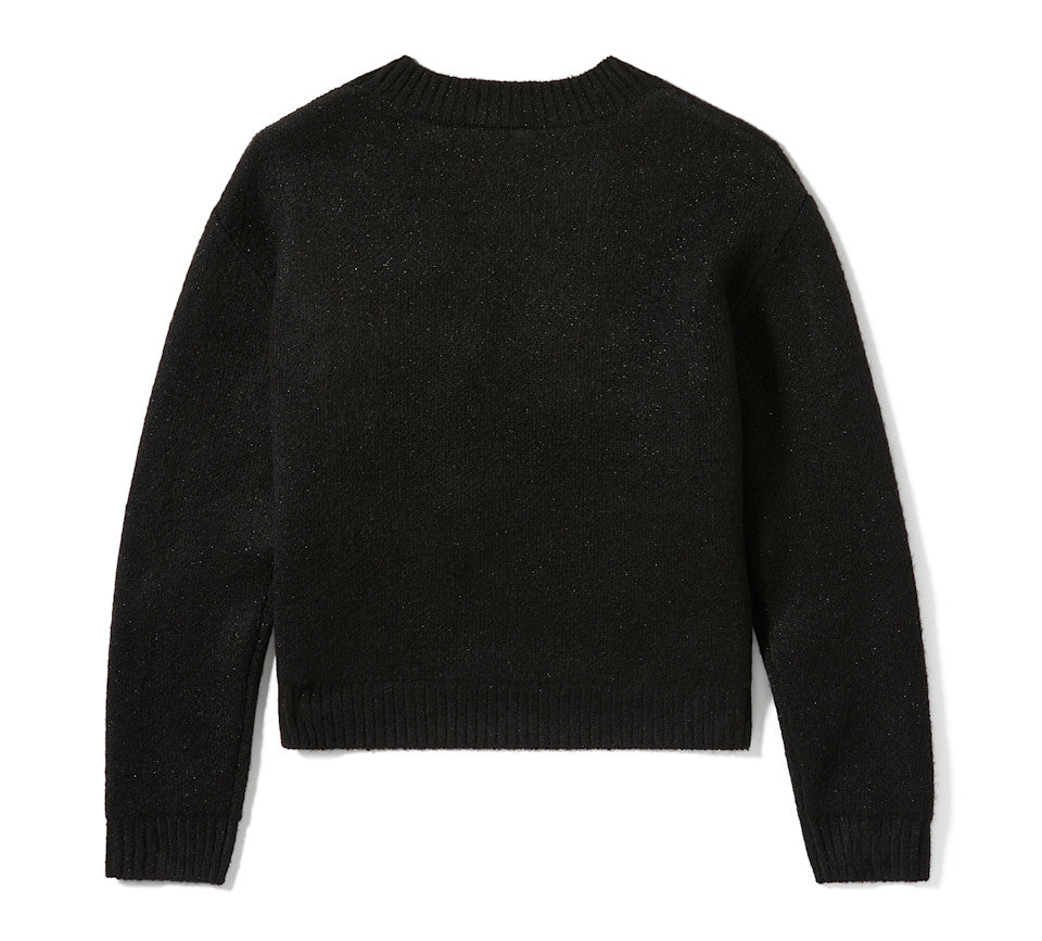 Harley-Davidson® Women's Metallic Script Intarsia Sweater