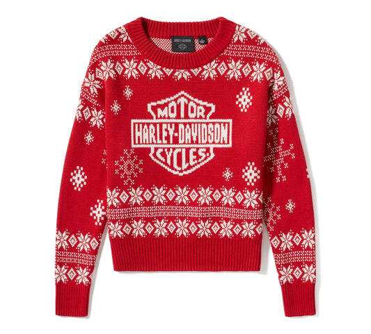 Harley-Davidson® Women's Harley Christmas Sweater - Chili Pepper