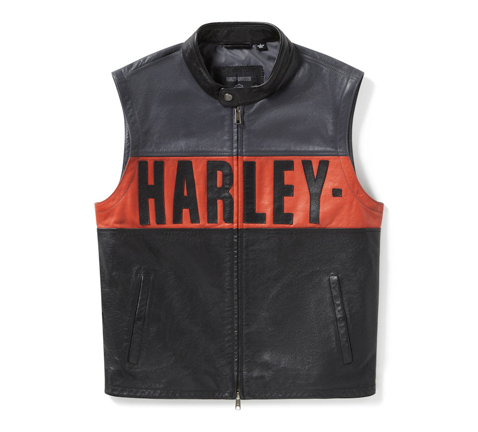 Harley-Davidson® Men's Essential Convertible Leather Jacket