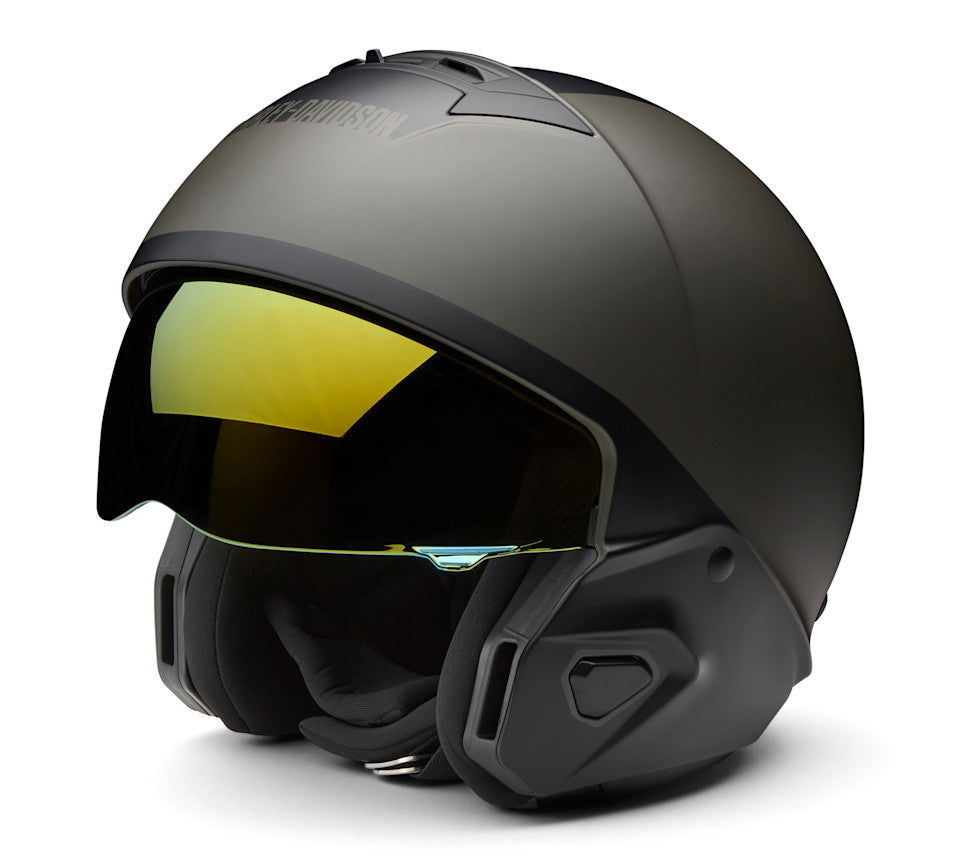 Harley-Davidson® H-D Ultra X16 2-In-1 Helmet - Matte - Harley Black & Black Olive