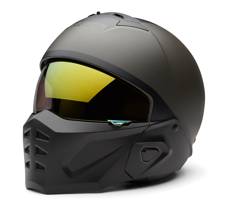 Harley-Davidson® H-D Ultra X16 2-In-1 Helmet - Matte - Harley Black & Black Olive