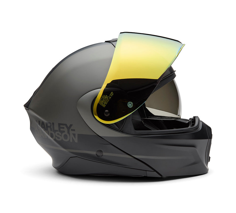 Harley-Davidson® H-D Evo X17 Sunshield Modular Helmet - Matte - Harley Black & Black Olive