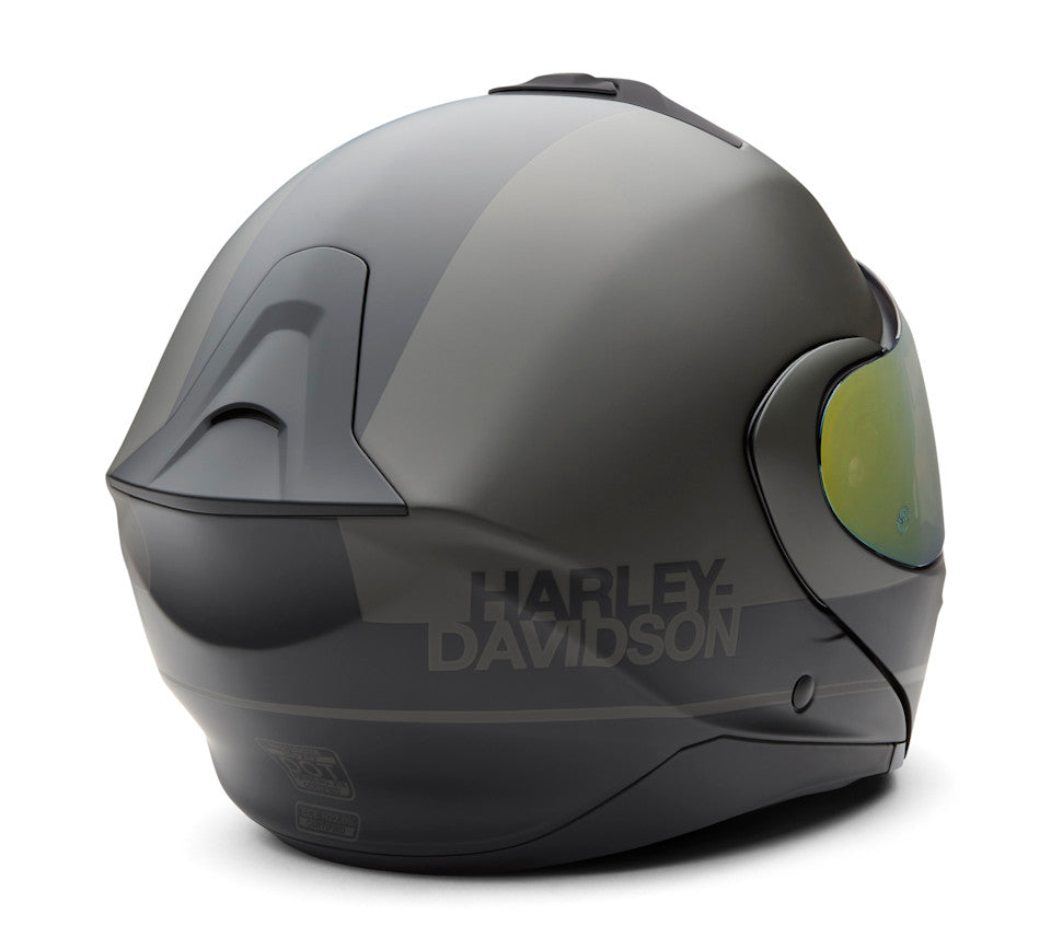 Harley-Davidson® H-D Evo X17 Sunshield Modular Helmet - Matte - Harley Black & Black Olive