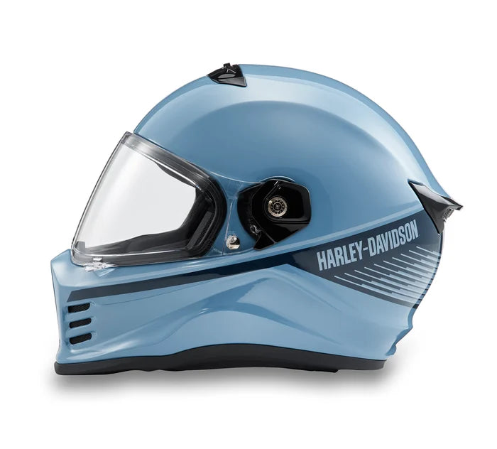 Harley-Davidson® Division X15 Sunshield Full Face Helmet - Gloss Bluestone