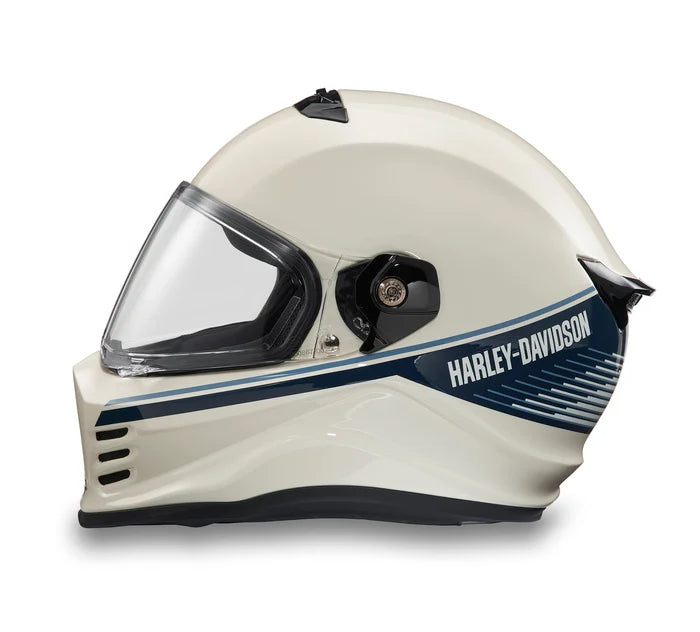 Harley-Davidson® Division X15 Sunshield Full Face Helmet - Gloss - Cloud Dancer