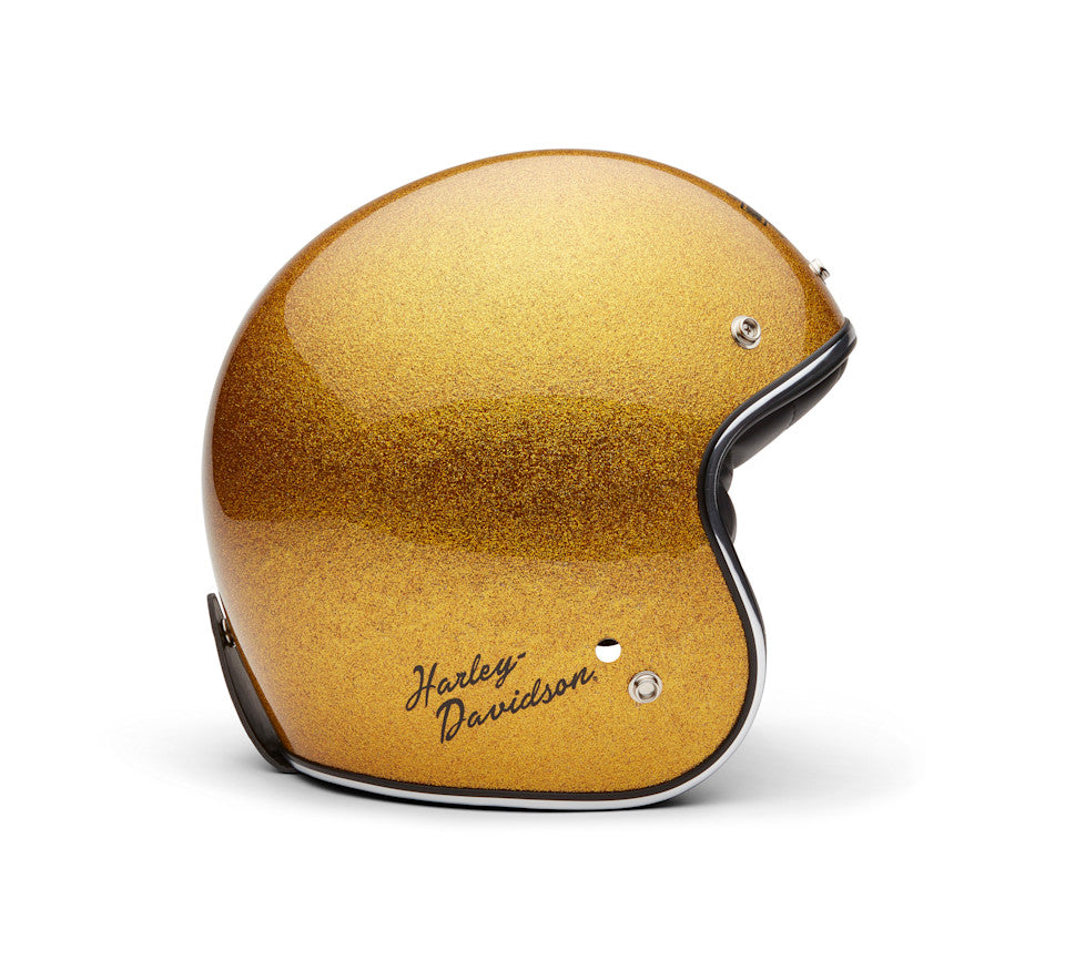 Harley-Davidson® H-D Ace C02 3/4 Helmet - Gloss - Gold Flake