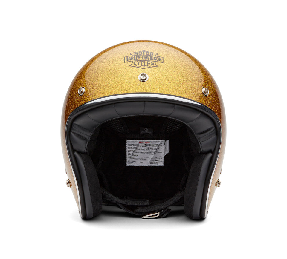 Harley-Davidson® H-D Ace C02 3/4 Helmet - Gloss - Gold Flake