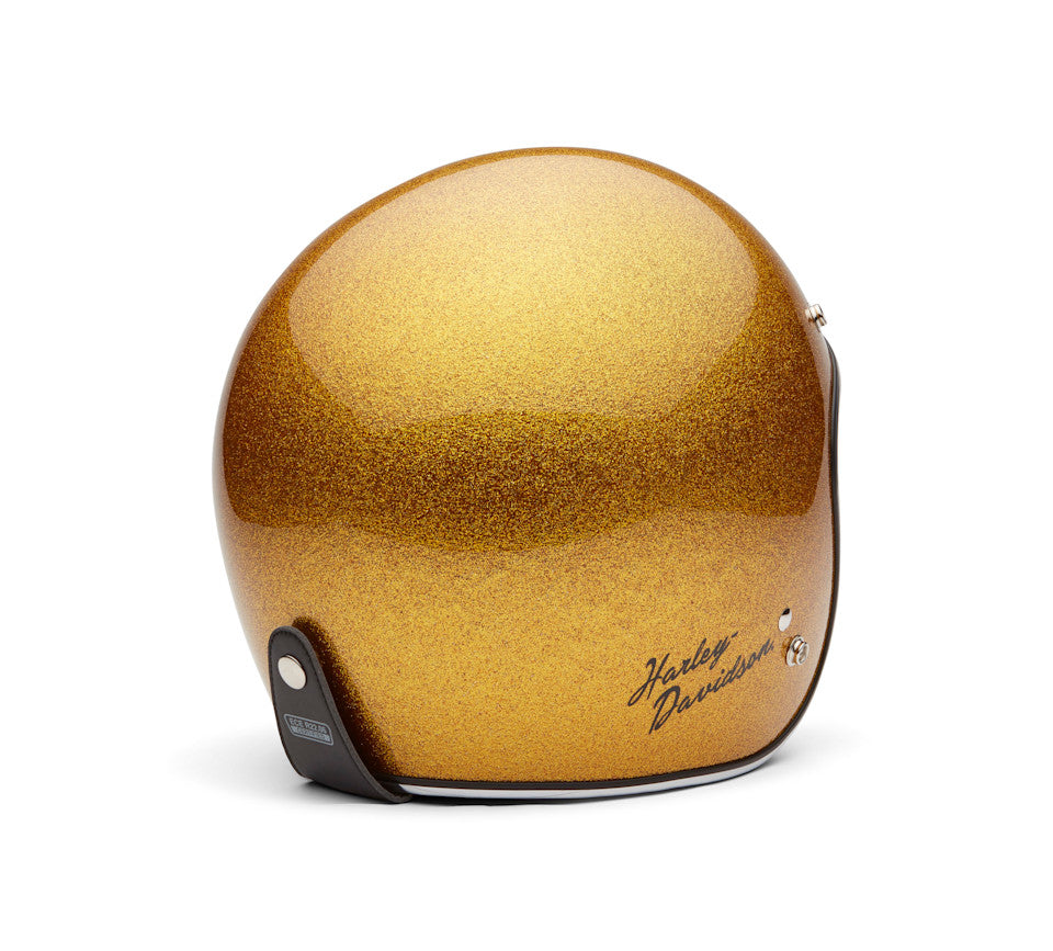 Harley-Davidson® H-D Ace C02 3/4 Helmet - Gloss - Gold Flake