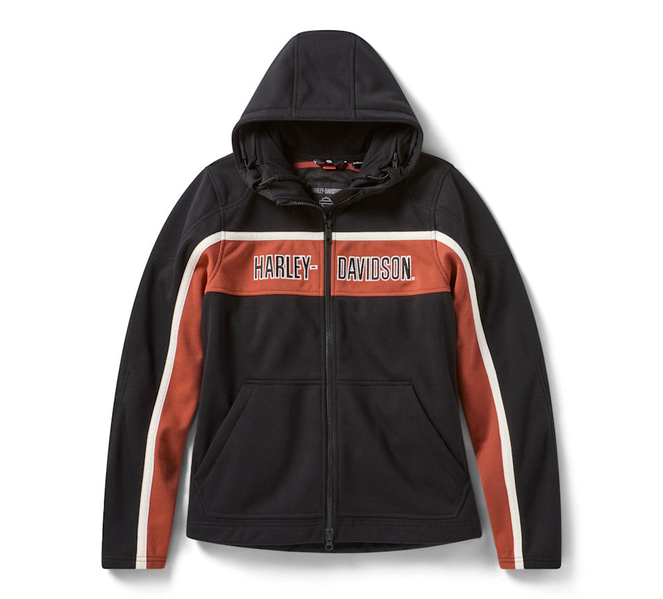 Harley-Davidson® Women's H-D Trenton Deflector 2.0 Hooded Riding Fleece