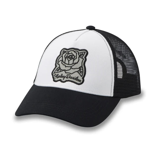 Harley-Davidson® Women's Rosebud Trucker Cap