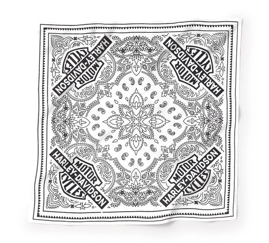 Harley-Davidson® Bar & Shield Classic Bandana - Cloud Dancer