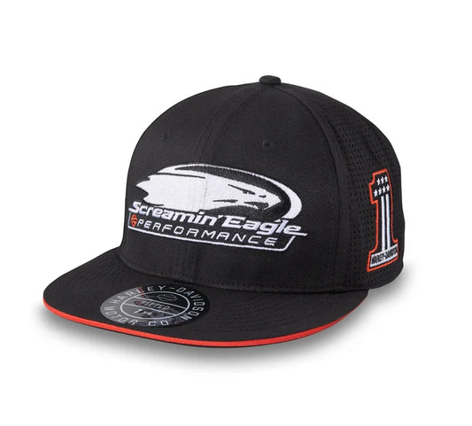 Harley-Davidson® Screamin' Eagle Fitted Baseball Cap - Harley Black