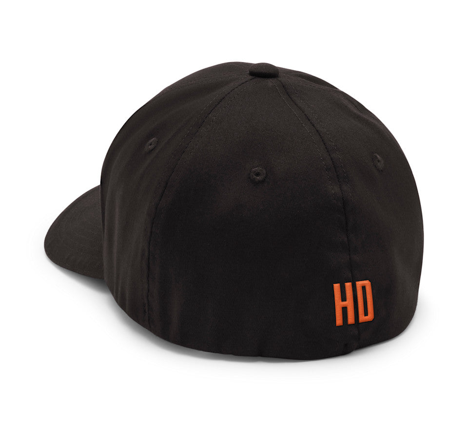 Harley-Davidson® Apex Softail Stretch Fit Baseball Hat - Harley Black