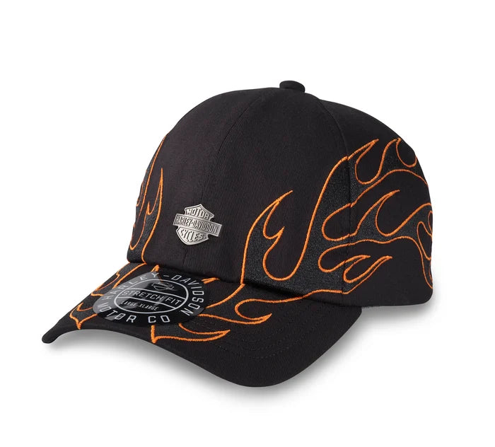 Harley-Davidson® Fuel to Flames Stretch-Fit Baseball Cap