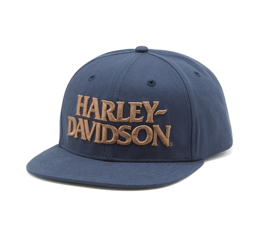Harley-Davidson® Lightning Eagle Panhead Fitted Cap - Mood Indigo