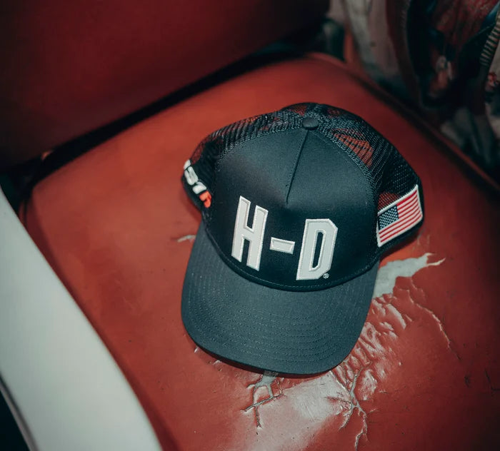 Harley-Davidson® 2026 Factory Racing Team Trucker Cap - Black