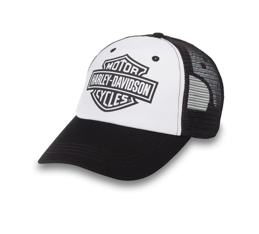 Harley-Davidson® Special Bar & Shield Trucker Cap - Colorblocked - Black Beauty