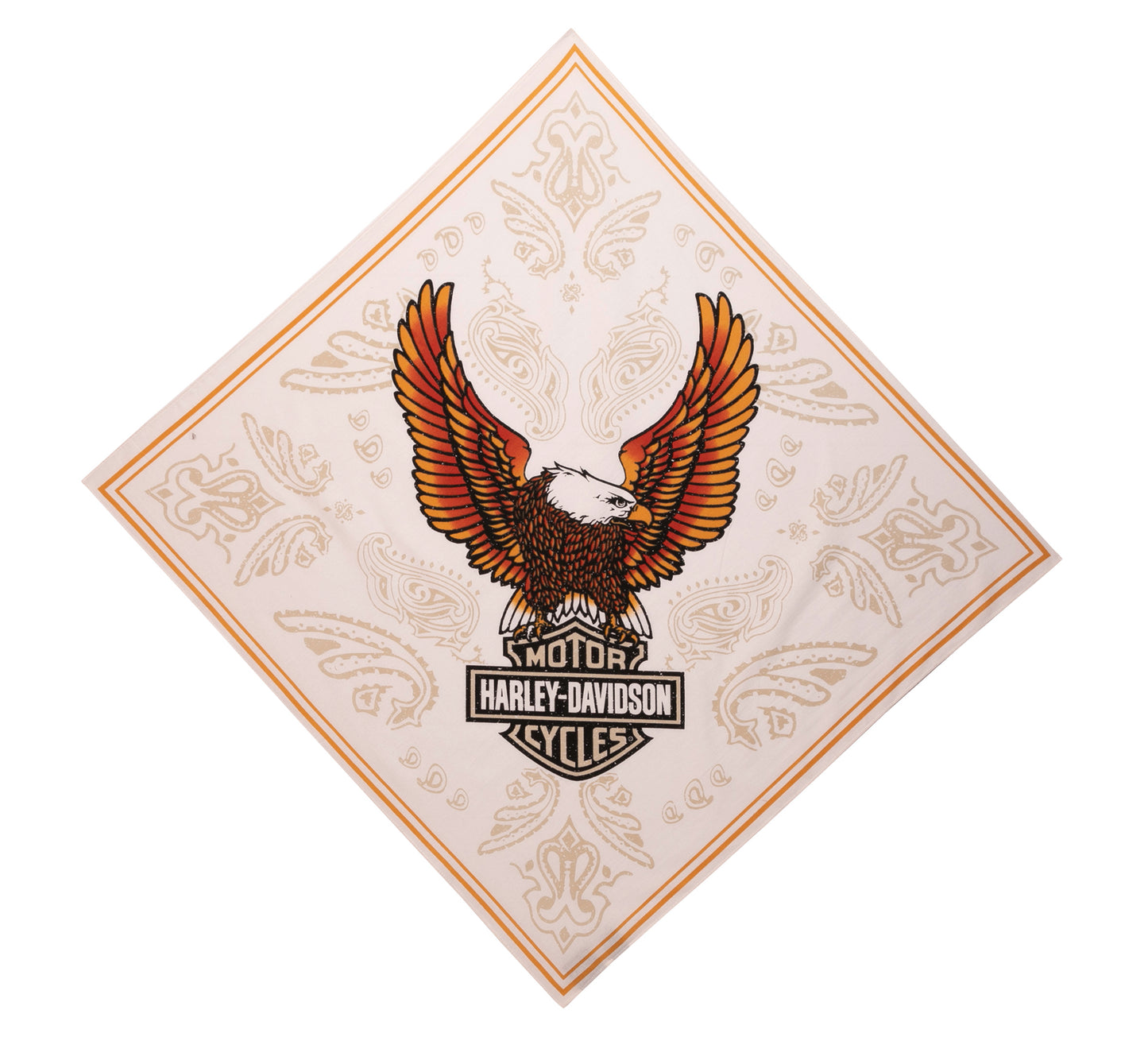 Harley-Davidson® Classic Eagle Bandana - Cloud Dancer