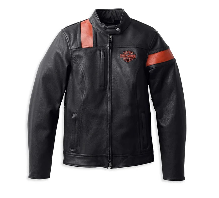 Harley-Davidson® Women's Hwy-100 Waterproof Leather Riding Jacket