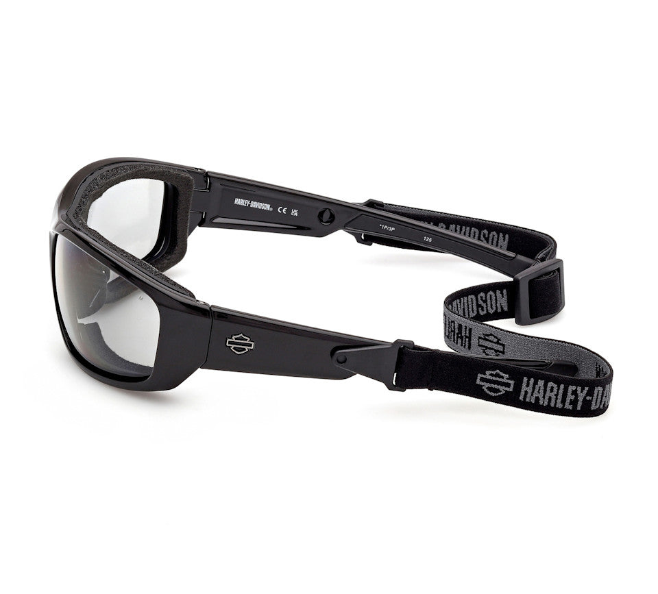 Harley-Davidson® Men's Blaze Ace 2.0 Sunglasses w/ Headstrap - Light Adjusting Polarized Lenses