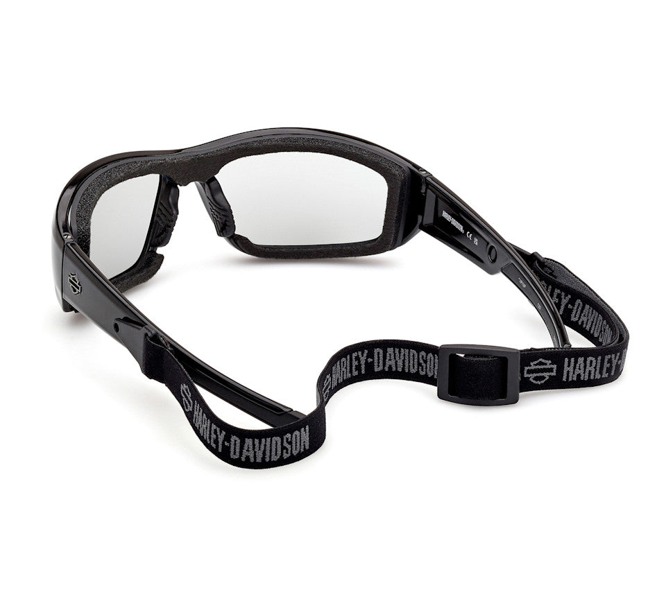 Harley-Davidson® Men's Blaze Ace 2.0 Sunglasses w/ Headstrap - Light Adjusting Polarized Lenses