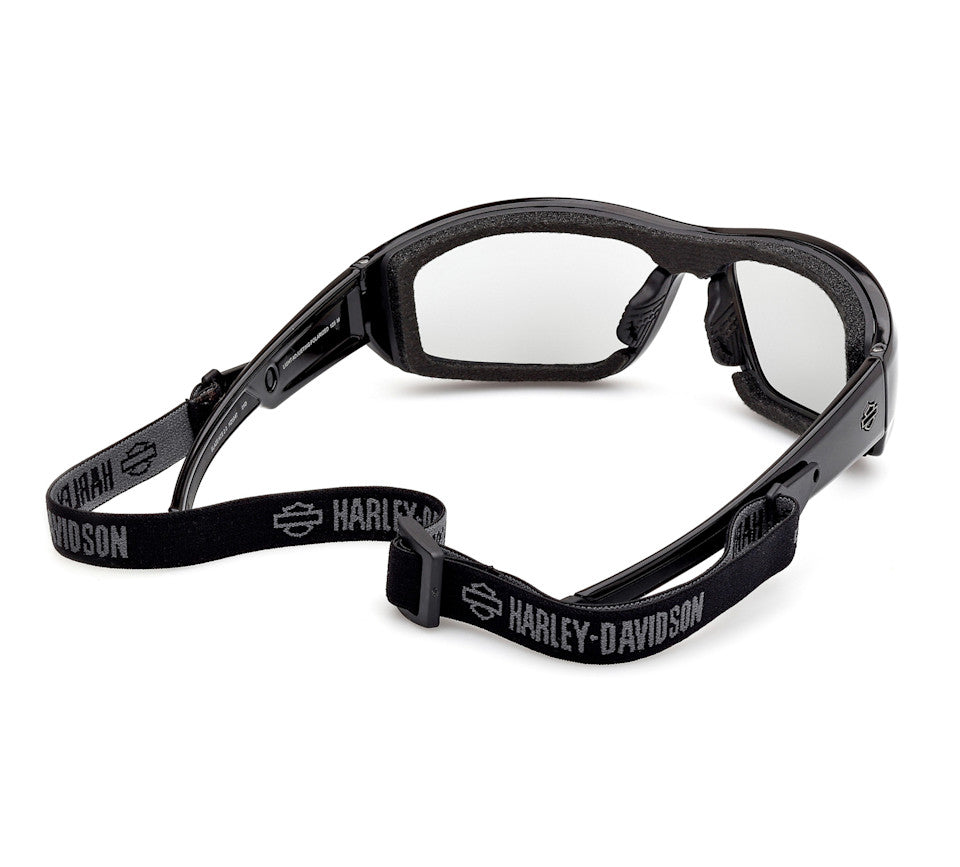 Harley-Davidson® Men's Blaze Ace 2.0 Sunglasses w/ Headstrap - Light Adjusting Polarized Lenses