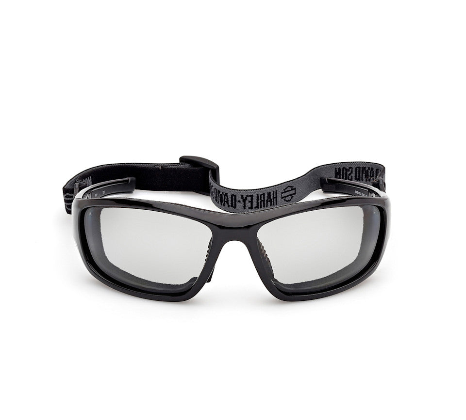 Harley-Davidson® Men's Blaze Ace 2.0 Sunglasses w/ Headstrap - Light Adjusting Polarized Lenses
