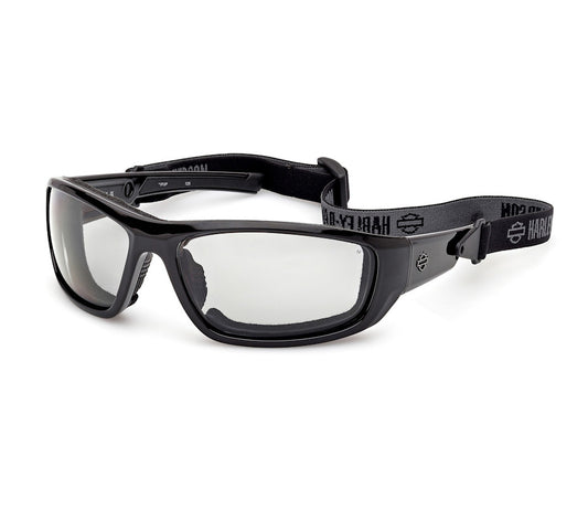 Harley-Davidson® Men's Blaze Ace 2.0 Sunglasses w/ Headstrap - Light Adjusting Polarized Lenses