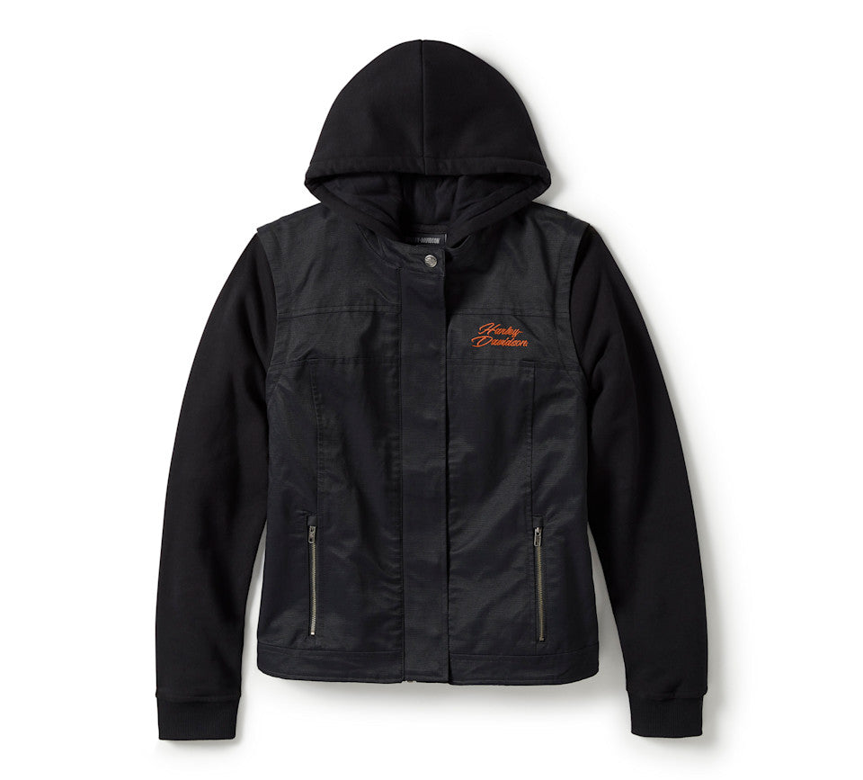 Harley-Davidson® Women's Miss Enthusiast 3-in-1 Textile Jacket - Harley Black