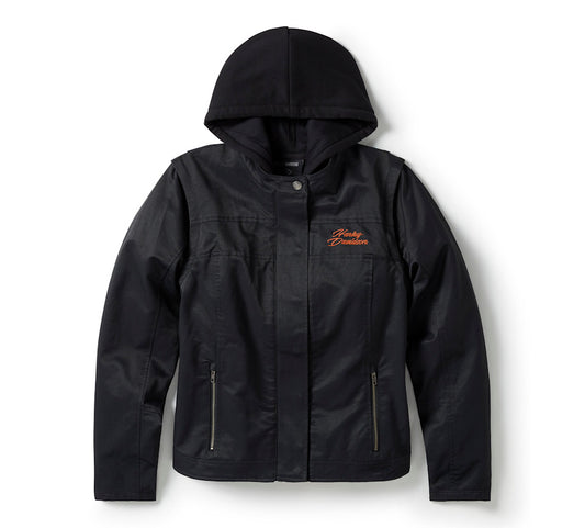 Harley-Davidson® Women's Miss Enthusiast 3-in-1 Textile Jacket - Harley Black