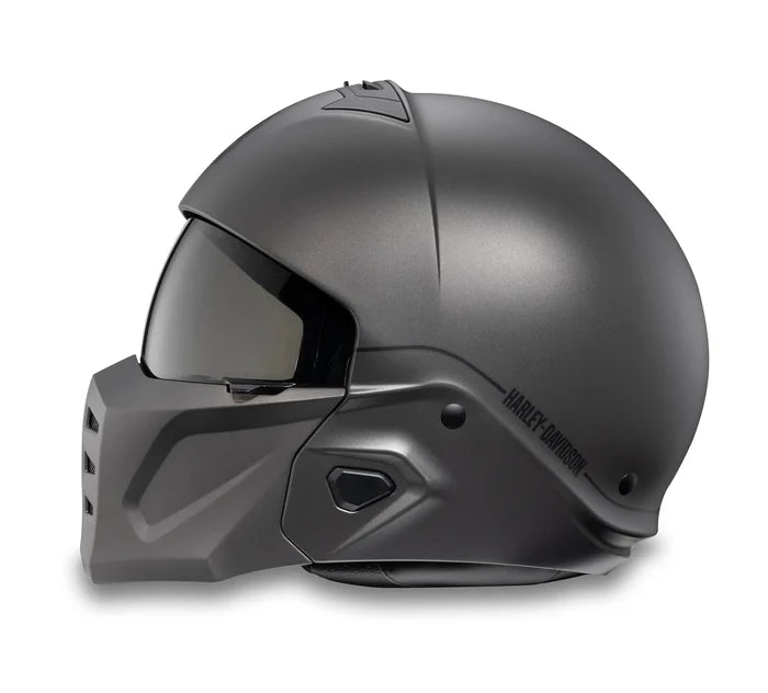 Harley-Davidson® Pilot II 2-in-1 Helmet - Matte Dark Grey