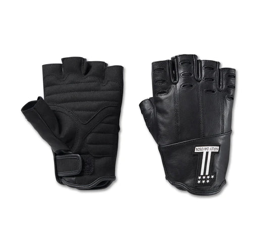 Harley-Davidson® Men's Loyalist Fingerless Leather Gloves