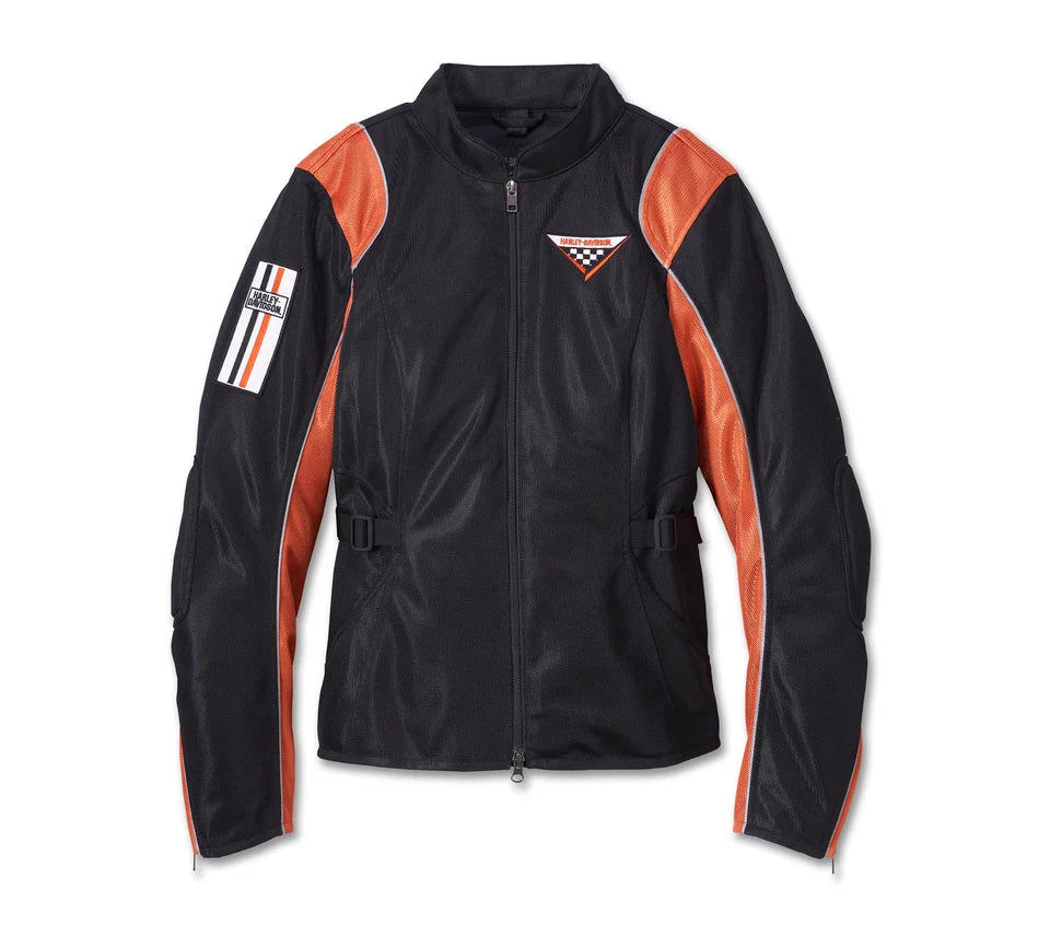 Harley-Davidson® Women's Cora Mesh 2.0 Riding 3-in-1 Jacket w/ Armour Pockets