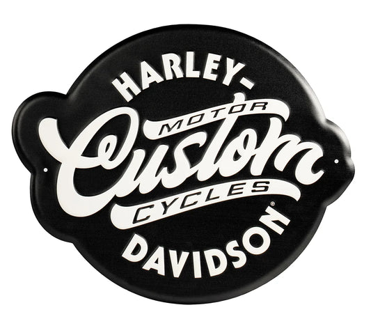 Harley-Davidson® Custom Motorcycles Metal Sign