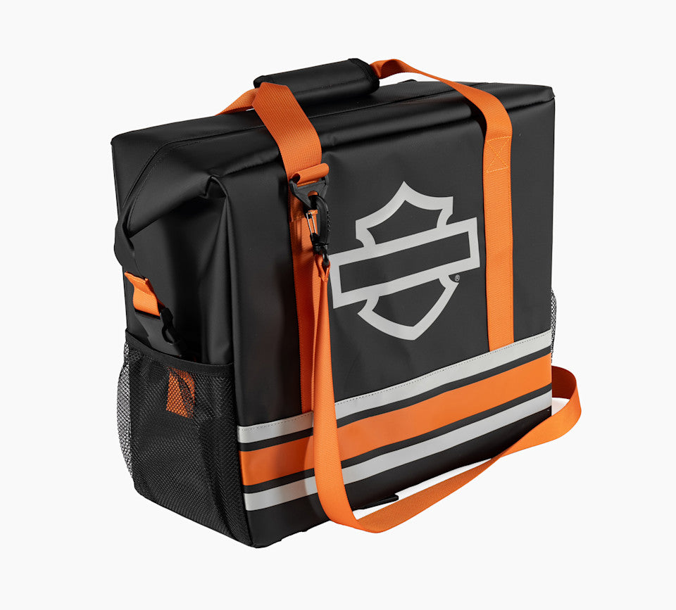 Harley-Davidson® Open Bar & Shield Stripe Soft Waterproof Cooler Bag