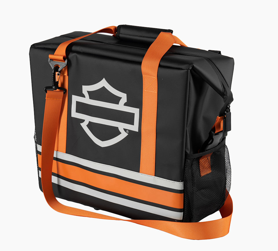 Harley-Davidson® Open Bar & Shield Stripe Soft Waterproof Cooler Bag