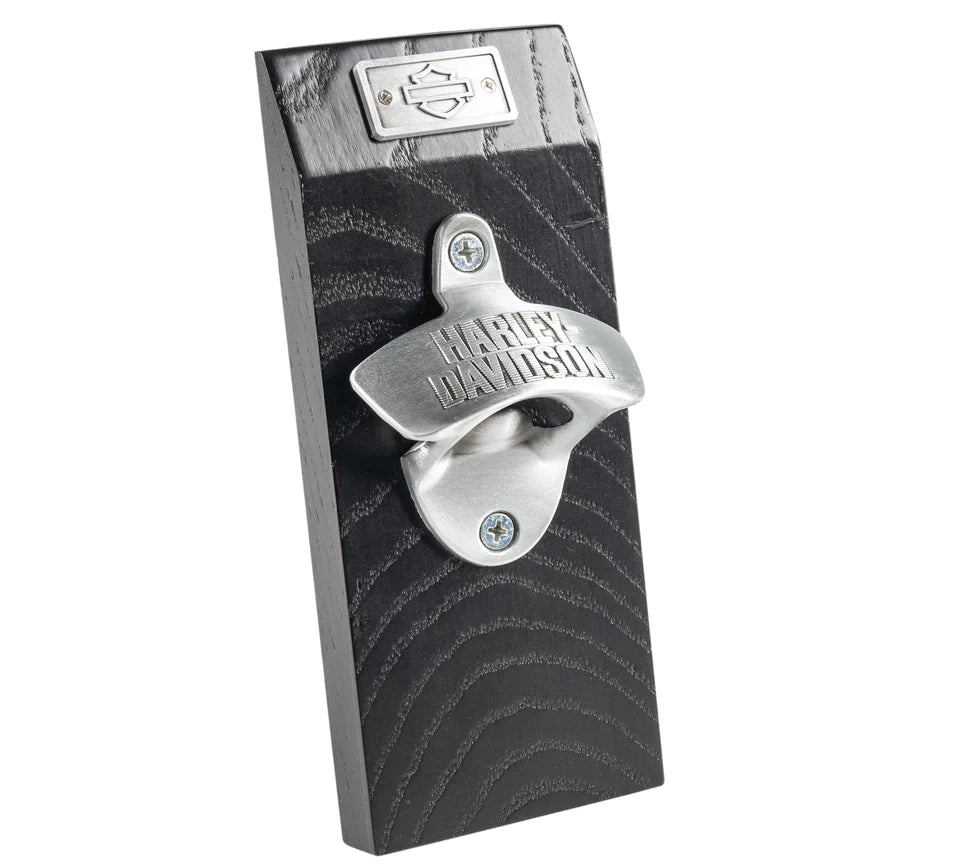 Harley-Davidson® Open Bar & Shield Wall Mount Bottle Opener
