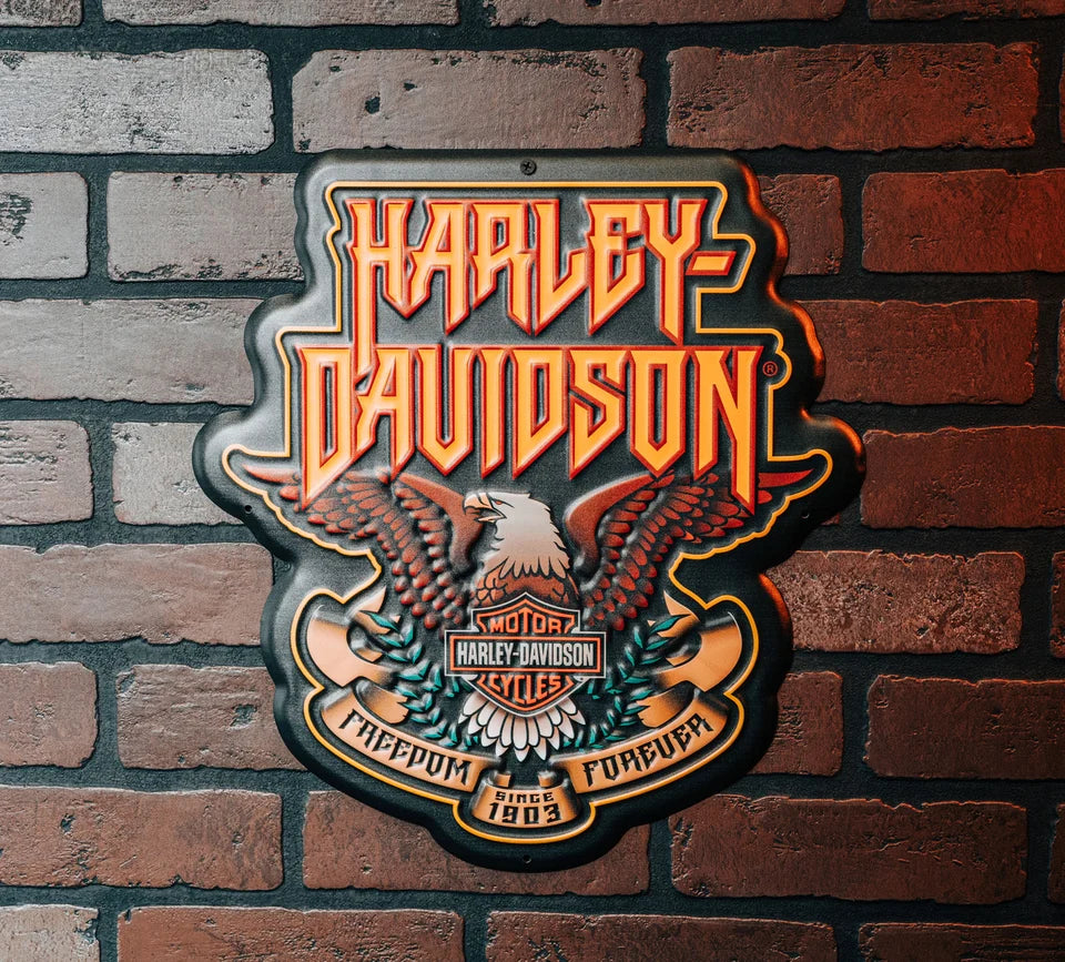 Harley-Davidson® Hard Rock Eagle Metal Sign