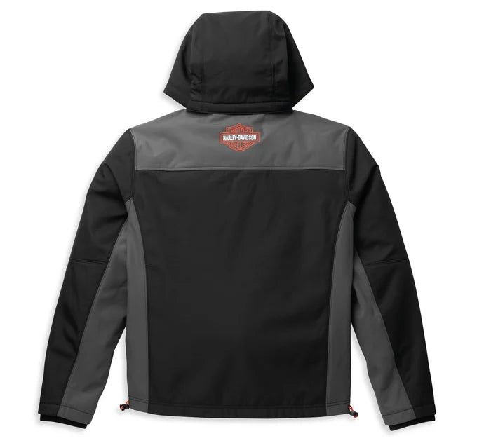 Harley-Davidson® Men's Bar & Shield Hooded Softshell Jacket