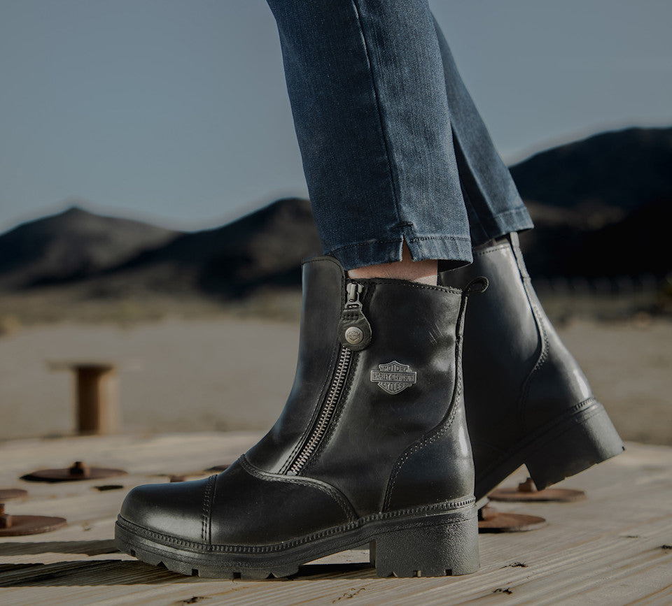 Harley-Davidson® Women's Amherst 5.5-Inch Leather Motorcycle Boots