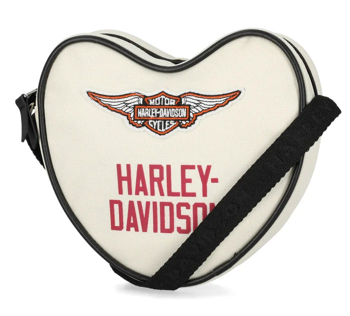 Harley-Davidson® Vintage Patch Heart Crossbody - Natural
