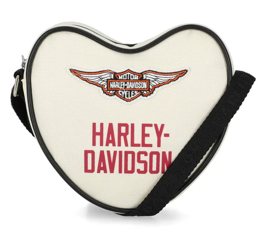 Harley-Davidson® Vintage Patch Heart Crossbody - Natural