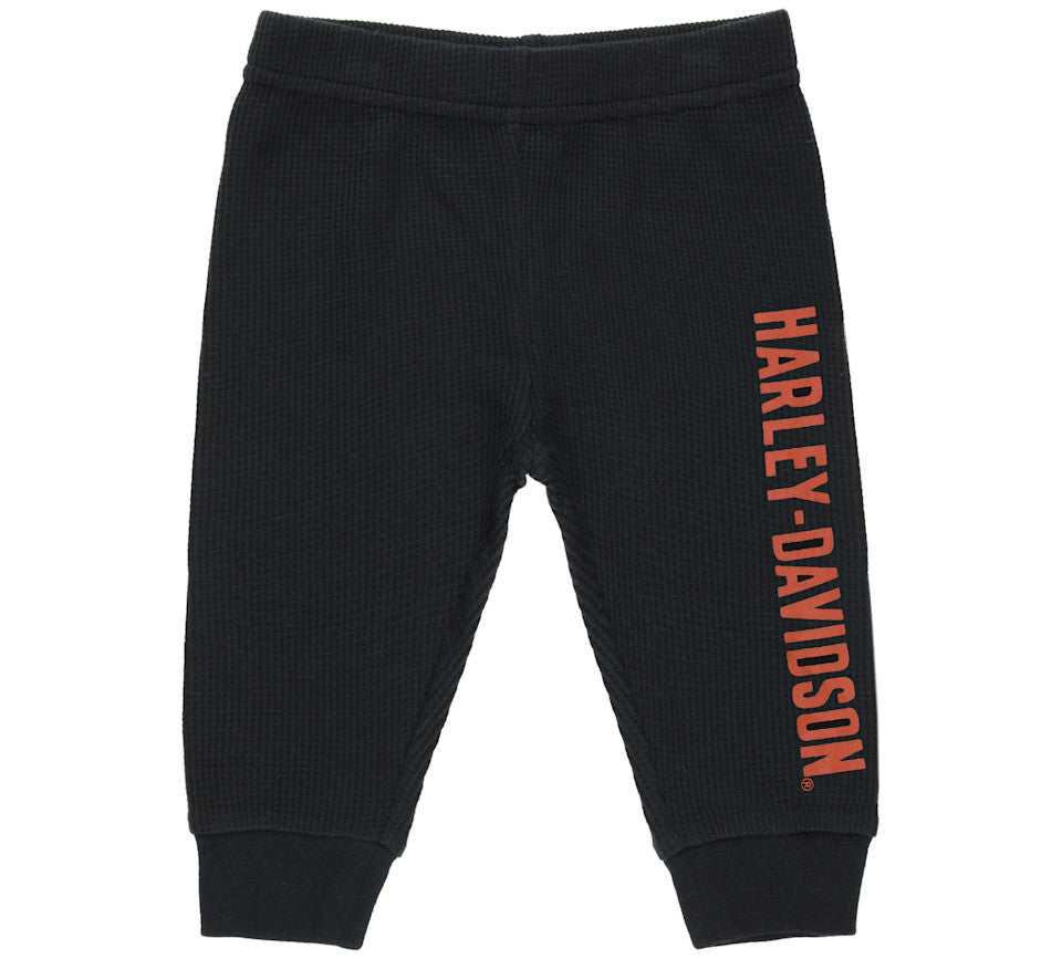 Harley-Davidson® Girls #1 Willie G Skull Creeper & Thermal Pant Set