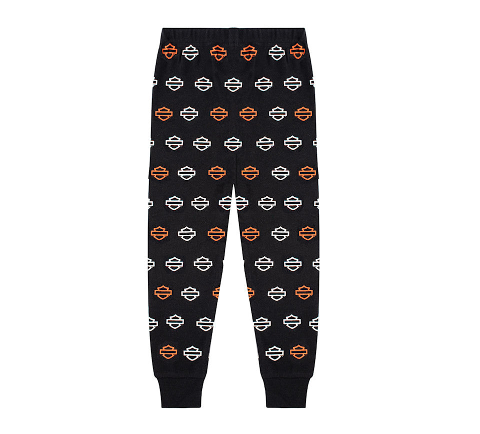 Harley-Davidson® Kids Open Bar & Shield Cotton Pajamas