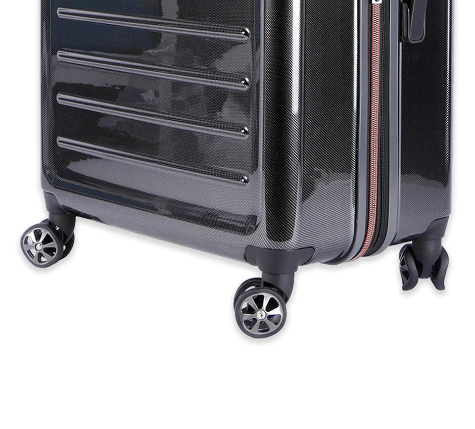 Harley-Davidson® Cruiser Hardside Luggage - 3 Piece Set - Black